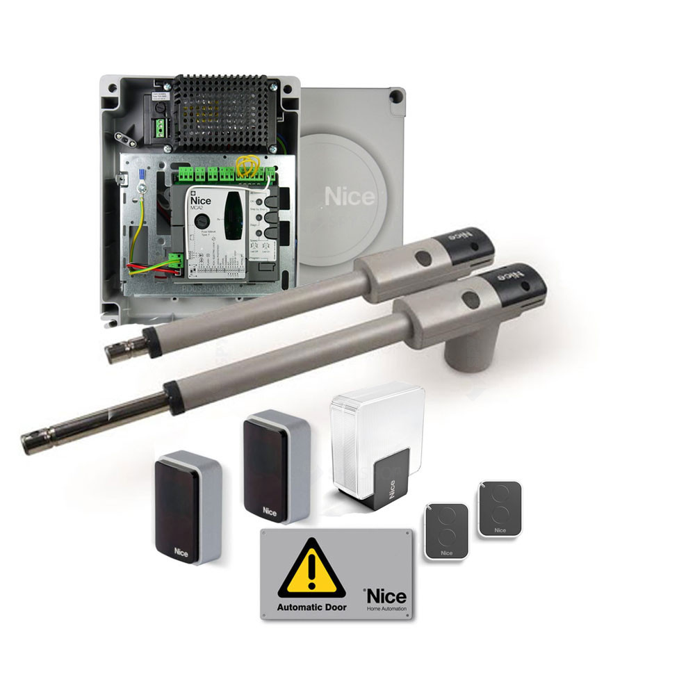 Kit automatizare porti batante Nice TOO3024KCER10, 3 m/canat, 300 Kg