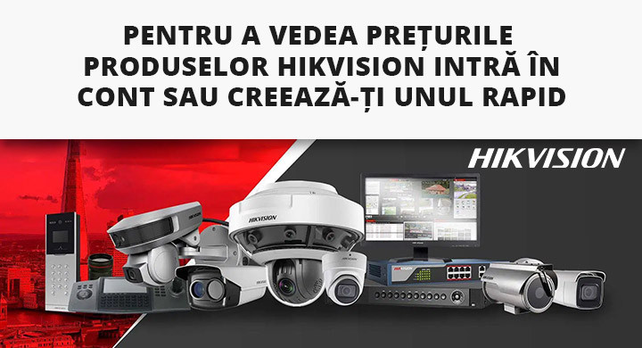 Cum poti vedea preturile la produsele Hikvision?